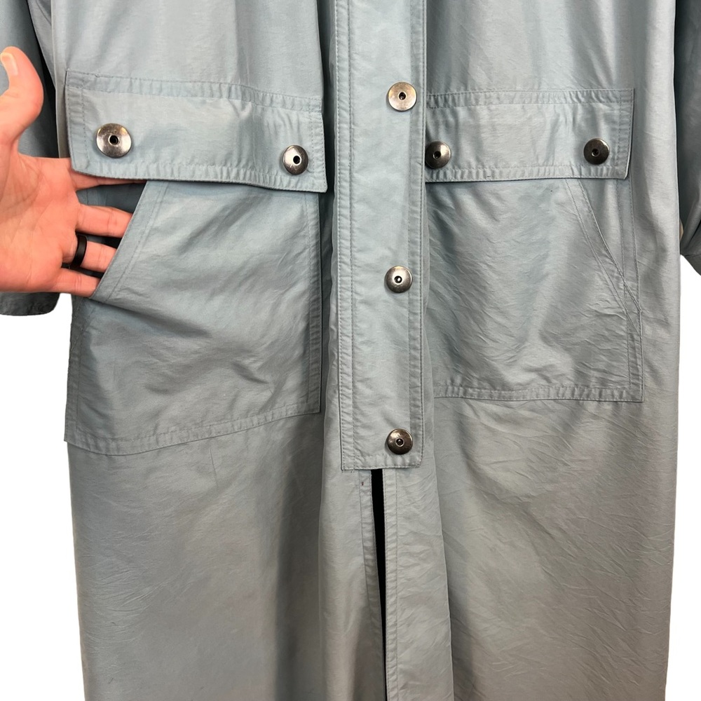 London Fog Vintage Trench Raincoat Size 10 - Picture 4 of 12